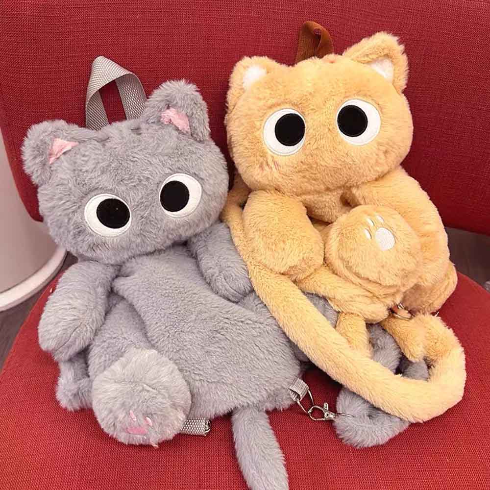 Avtoit | Cute Cat Plush Backpack
