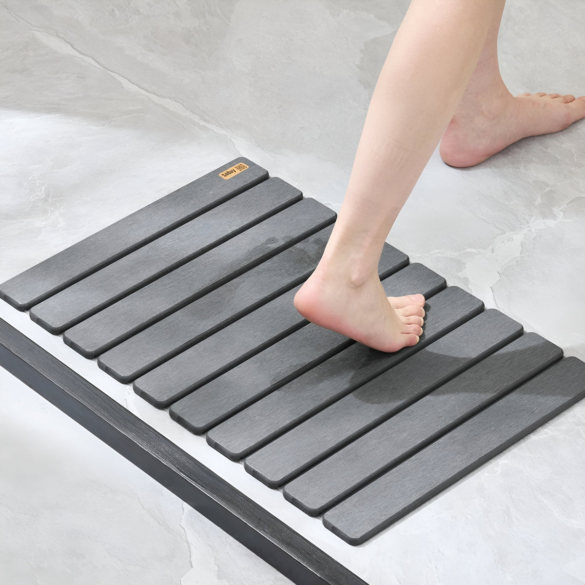 Avtoit | Diatomaceous Earth Bath Mat | Non-slip Bathroom Rug 59x39 cm