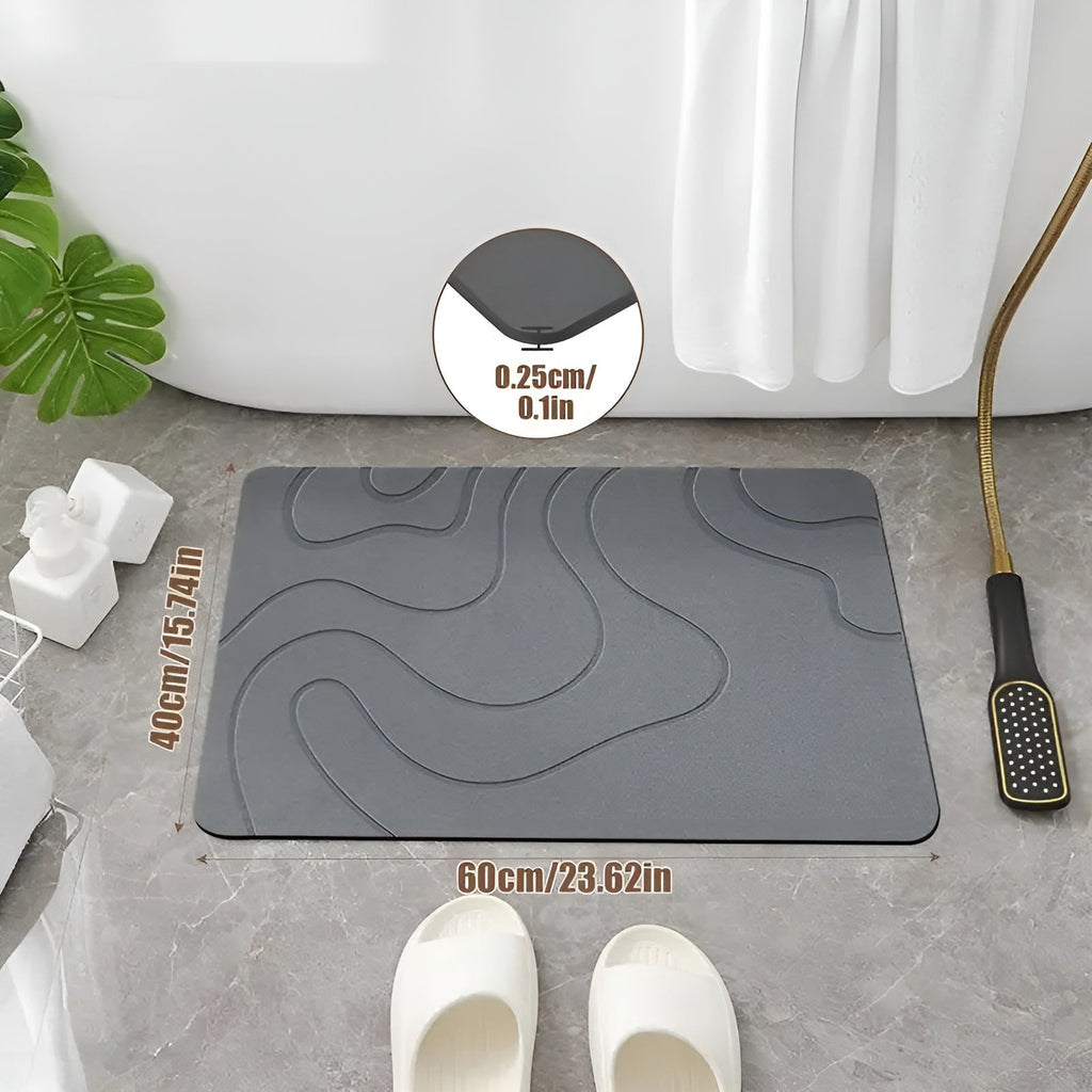 Avtoit | Diatomaceous Earth Bath Mat | Non-slip Bathroom Rug 40x60 cm