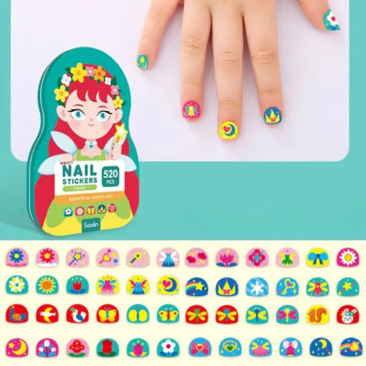 Avtoit | Kids Nail Sticker Set – Fun, Safe Nail Art