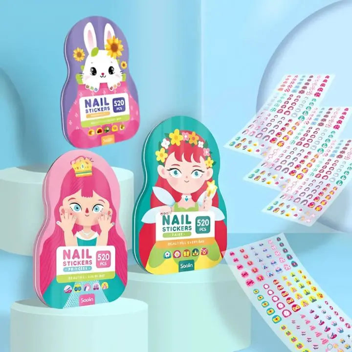 Avtoit | Kids Nail Sticker Set – Fun, Safe Nail Art