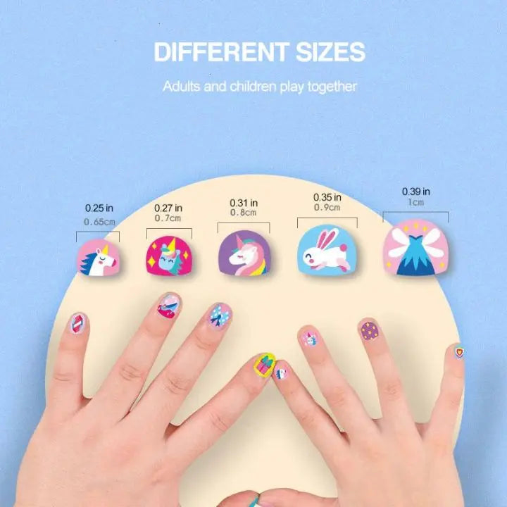 Avtoit | Kids Nail Sticker Set – Fun, Safe Nail Art