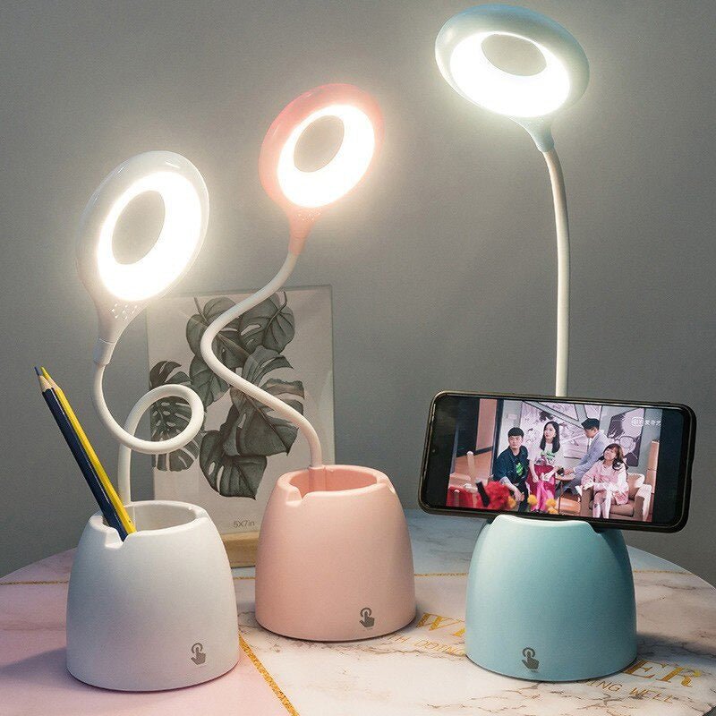 Avtoit | Kids Table Lamp | With Phone Holder and LED Lighting