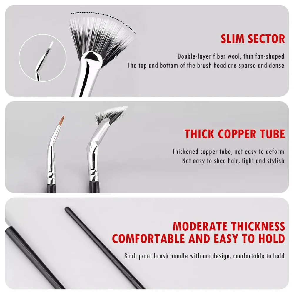 Avtoit |  I Folding Eyelash Brush with Angled Head – Perfect for Hectic Mornings