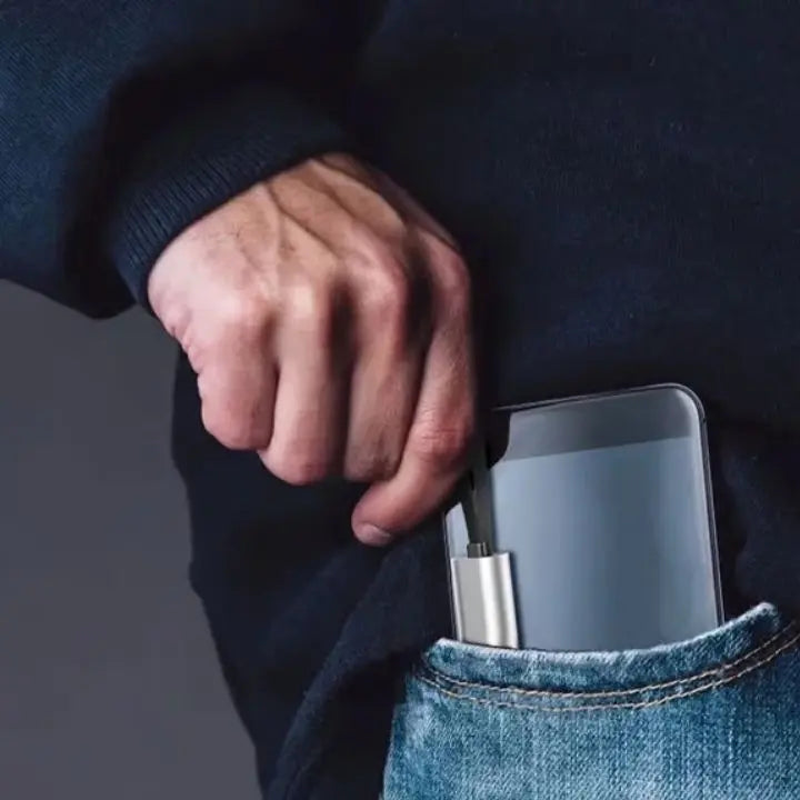 Avtoit | Compact 3-in-1 Fast Charging Cable with Lightning, Micro, and Type-C Connector