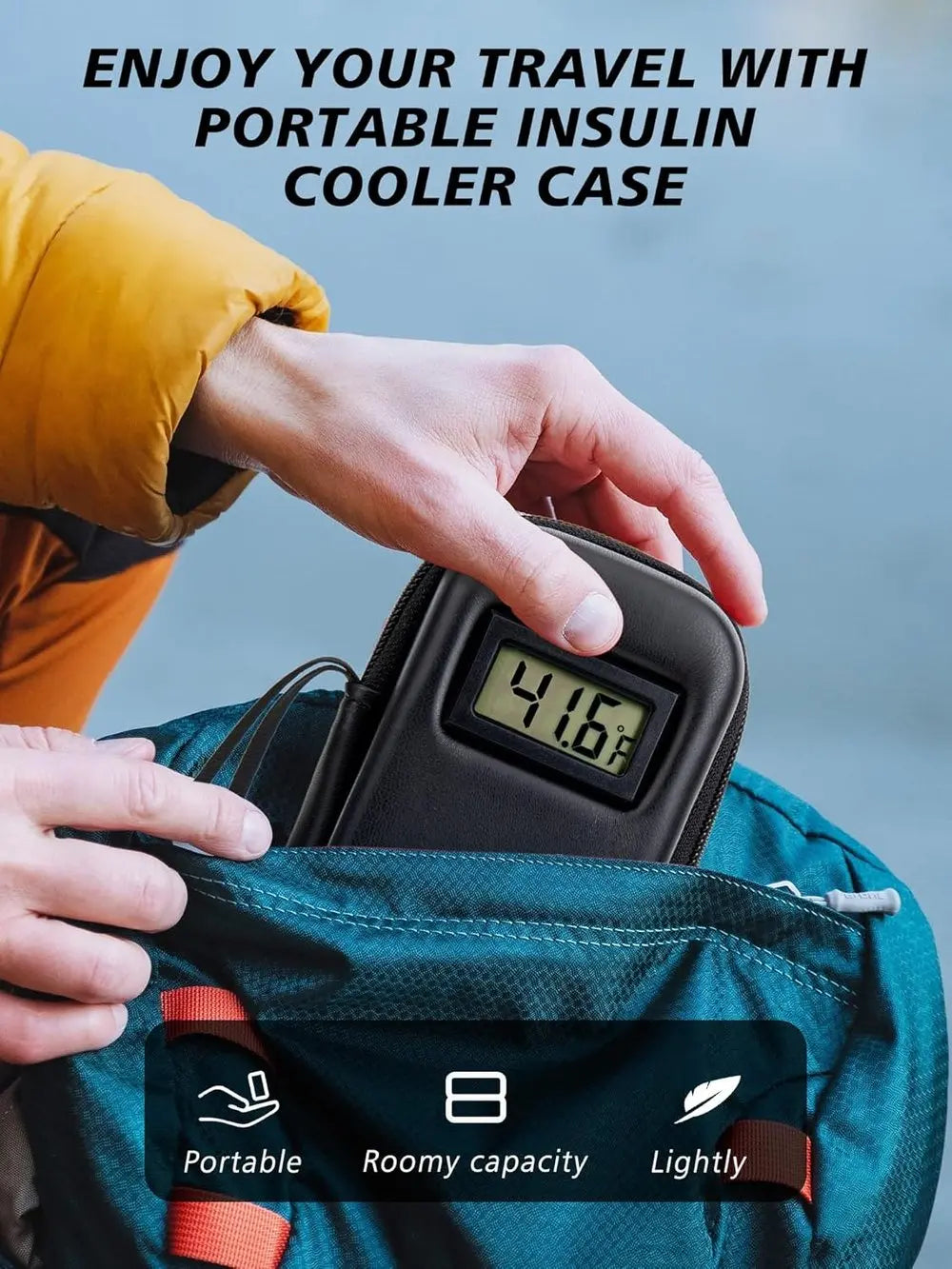 Avtoit | Compact Insulin Cooler Bag with Display – Safe for Travel & Daily Use