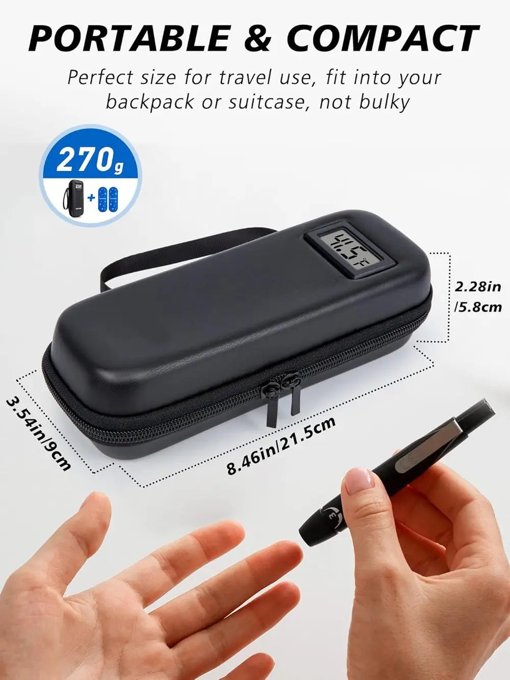 Avtoit | Compact Insulin Cooler Bag with Display – Safe for Travel & Daily Use