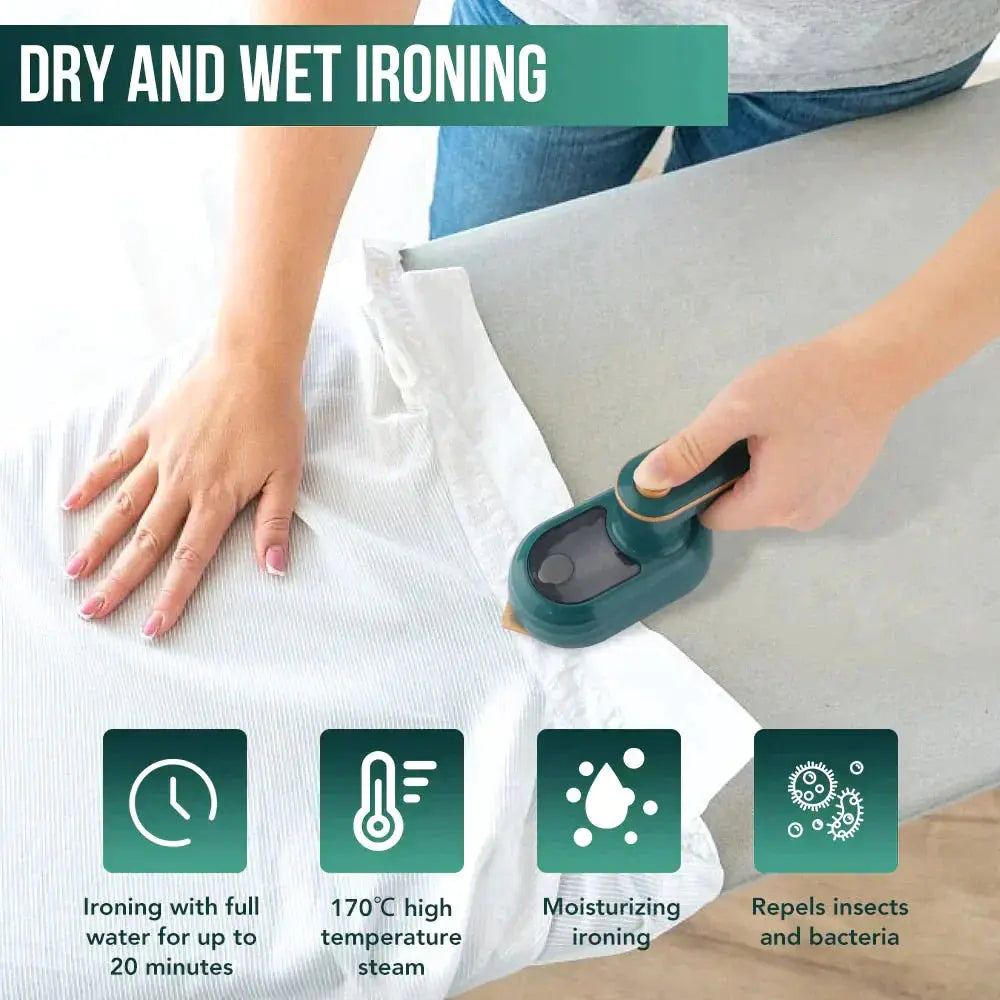 Avtoit | Compact 2-in-1 Mini Steam Iron for effortless ironing