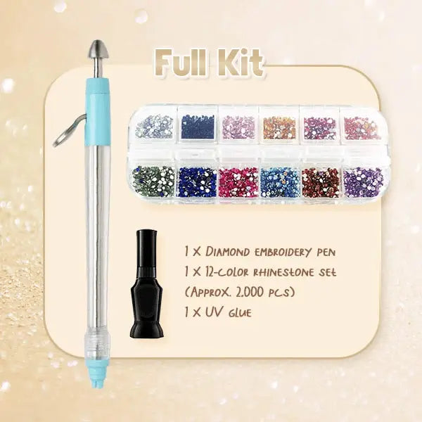 Avtoit | Complete set for DIY diamond painting with pen