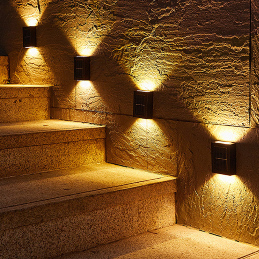 Avtoit | Wireless LED Solar Wall Lights Deluxe | Efficient and Cost-Saving Outdoor Lighting