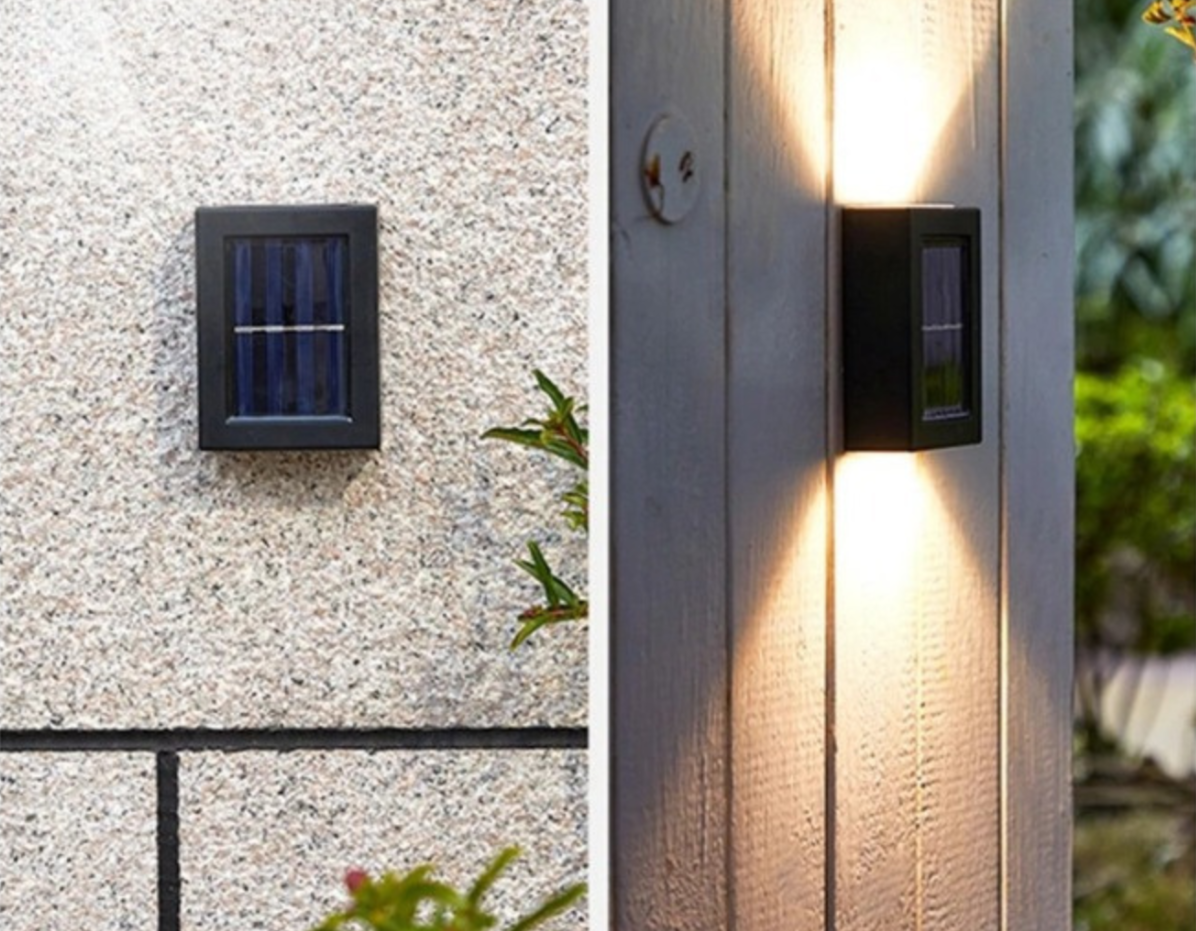 Avtoit | Wireless LED Solar Wall Lights Deluxe | Efficient and Cost-Saving Outdoor Lighting