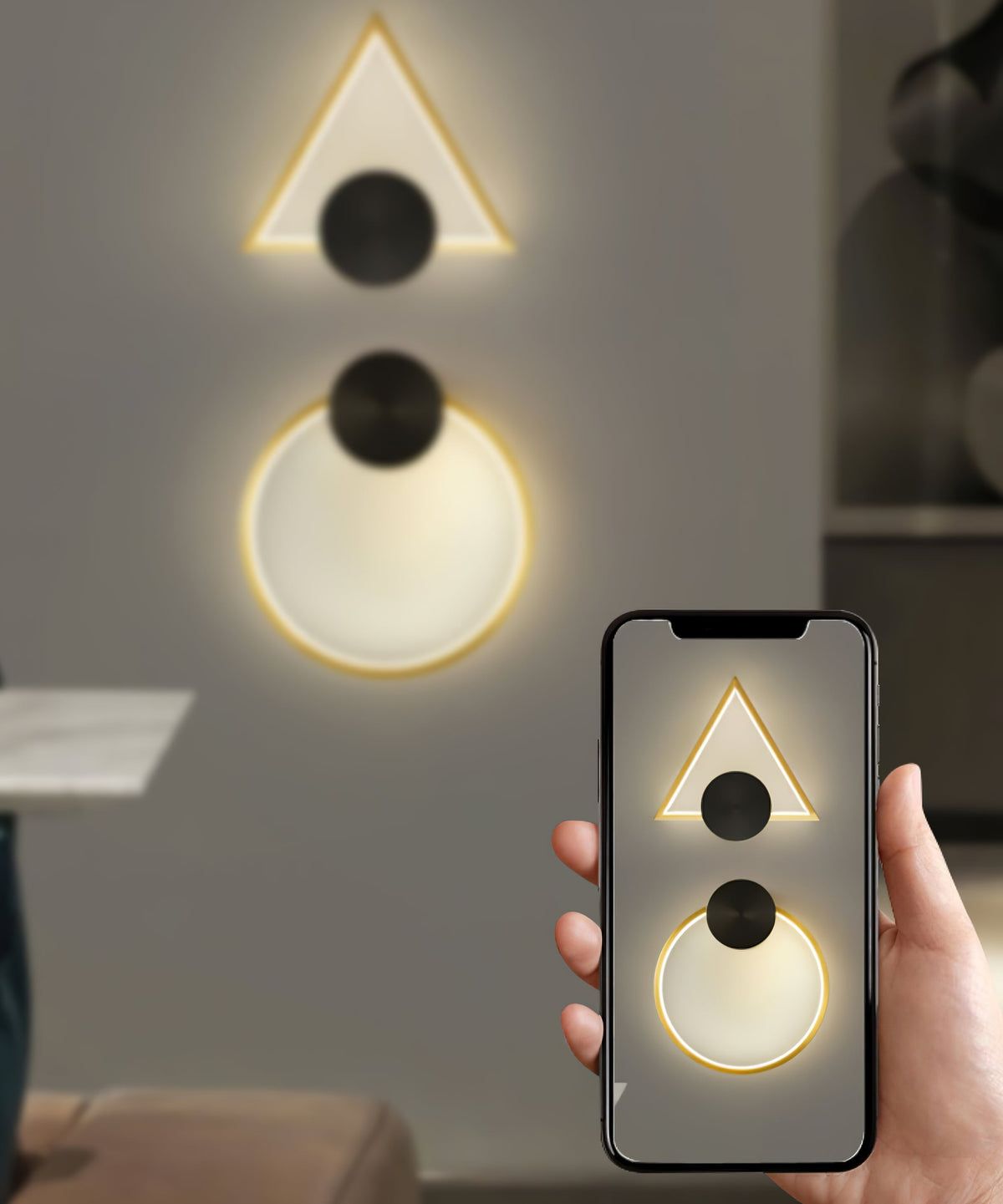 Avtoit | GeoLight – Sleek Geometric Wall Lamp for Contemporary Spaces