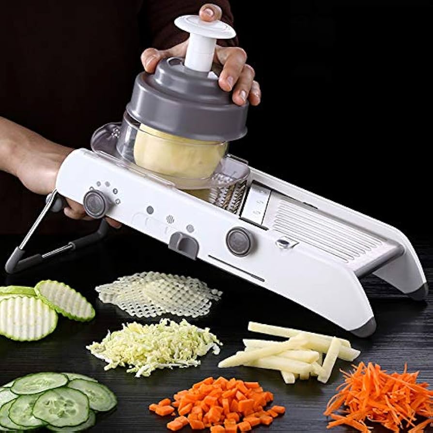 Avtoit | ProSlice Mandoline Vegetable Slicer – Adjustable Stainless Steel Blades for Precision Cutting