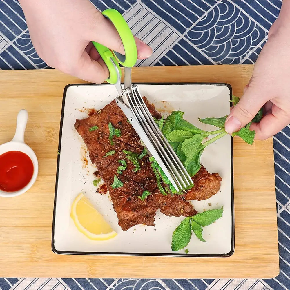 Avtoit | Kitchen scissors with 5 blades – Saves time & replaces tedious chopping
