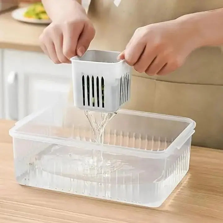 Avtoit | Refrigerator Storage Box – 4-in-1 Organizer for Food
