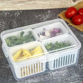 Avtoit | Refrigerator Storage Box – 4-in-1 Organizer for Food