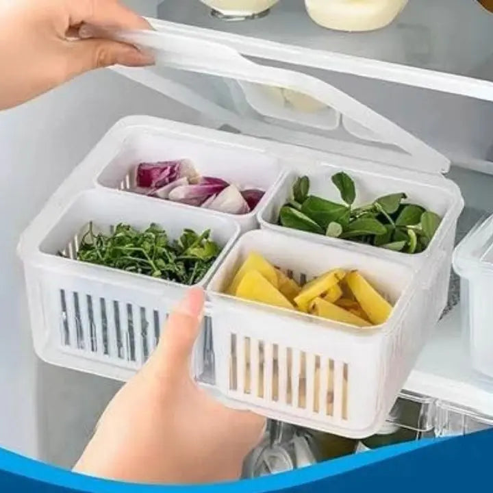 Avtoit | Refrigerator Storage Box – 4-in-1 Organizer for Food