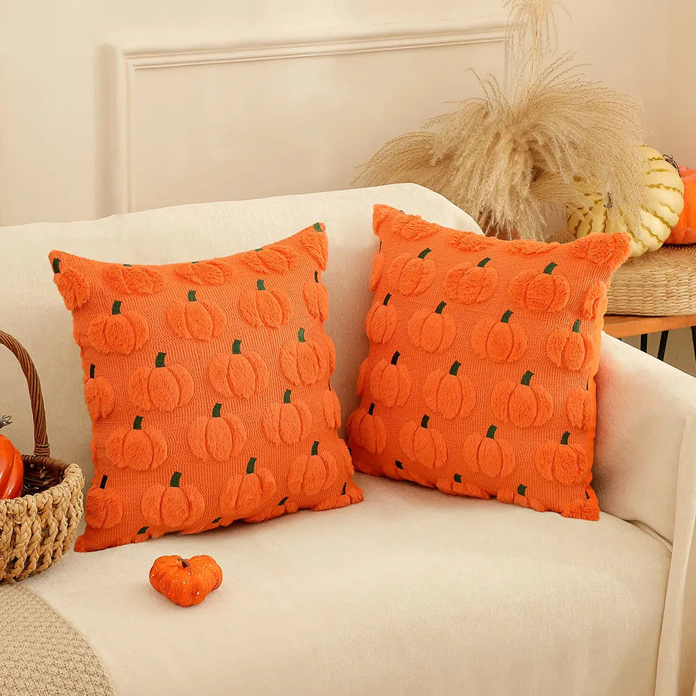 Avtoit | Pumpkin Pillow Cover | Halloween Pillowcases 18x18 inches