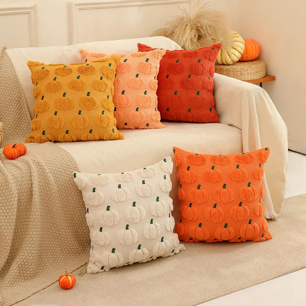 Avtoit | Pumpkin Pillow Cover | Halloween Pillowcases 18x18 inches