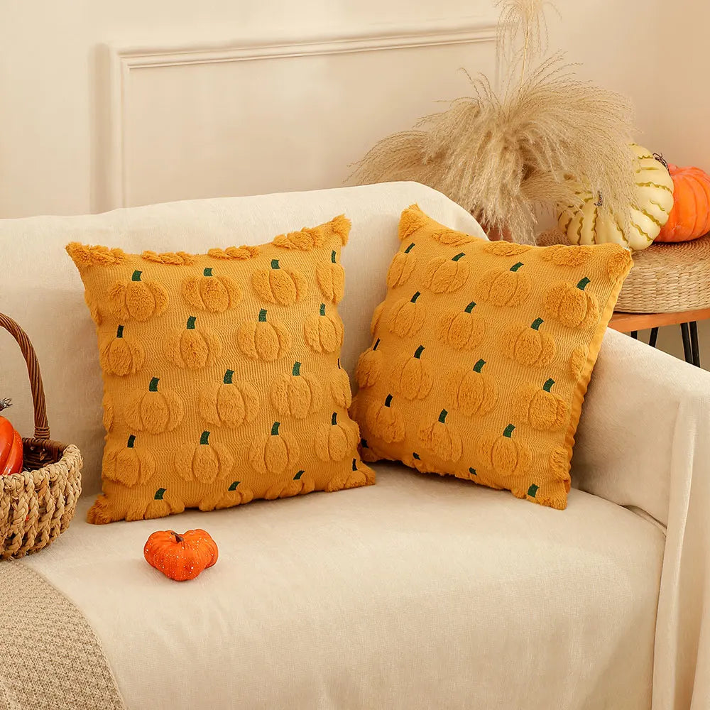 Avtoit | Pumpkin Pillow Cover | Halloween Pillowcases 18x18 inches