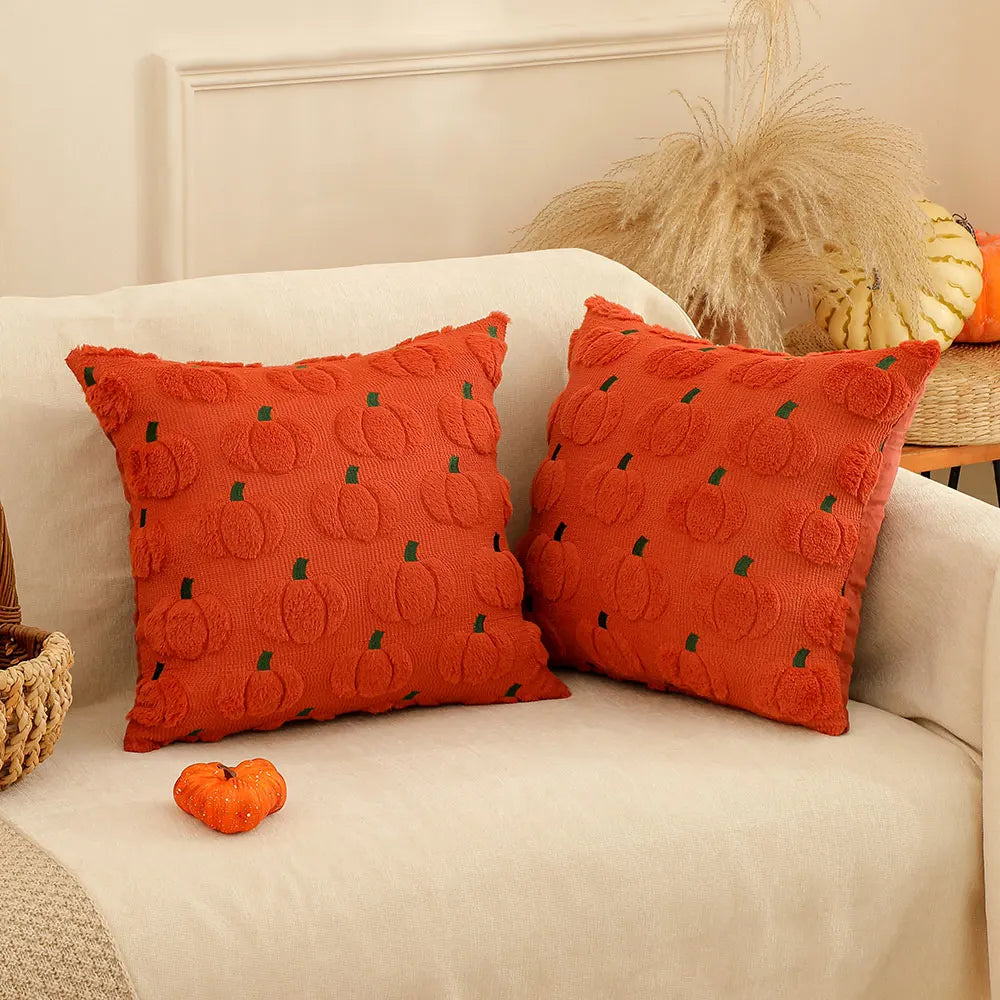 Avtoit | Pumpkin Pillow Cover | Halloween Pillowcases 18x18 inches