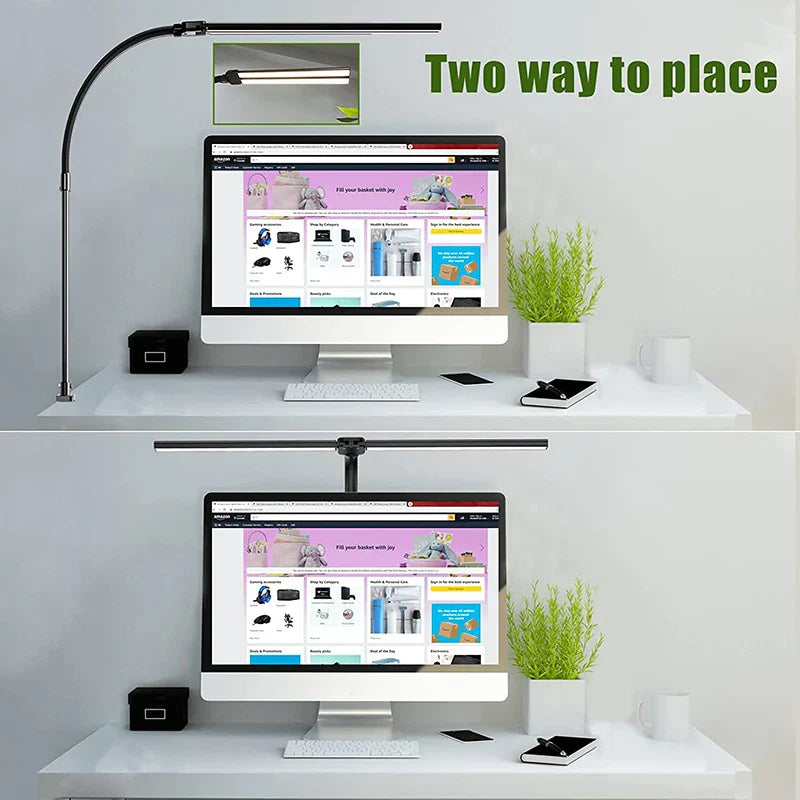 Avtoit | DeskLight - Modern Dual-Head LED Desk Lamp, Stylish Office Lighting