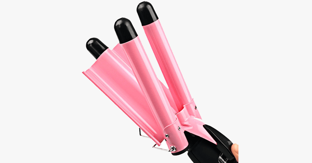 Avtoit | Salon Quality Triple Barrel Curling Iron, Perfect Quick Curls Deep Waves