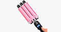 Avtoit | Salon Quality Triple Barrel Curling Iron, Perfect Quick Curls Deep Waves