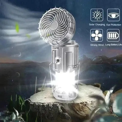 Avtoit | LED camping lamp with fan and power bank function