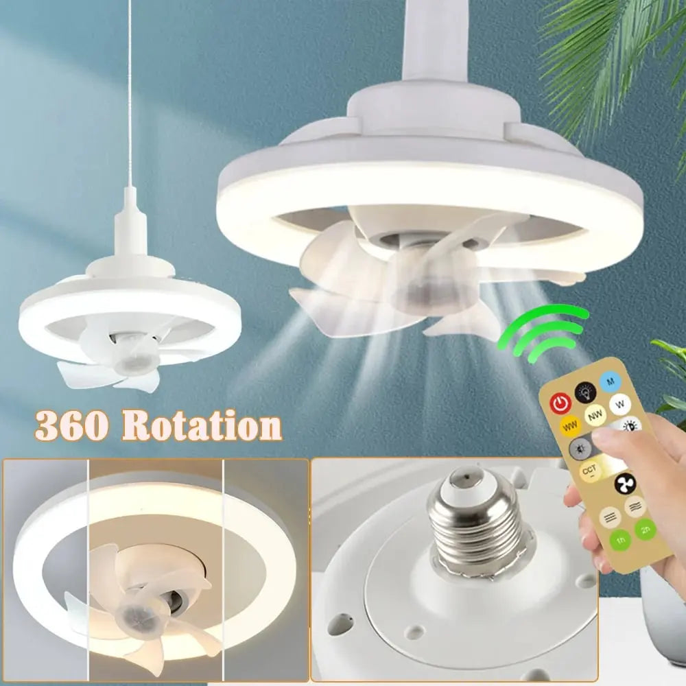 Avtoit | LED ceiling fan with remote control – Quiet & Stylish Cooling