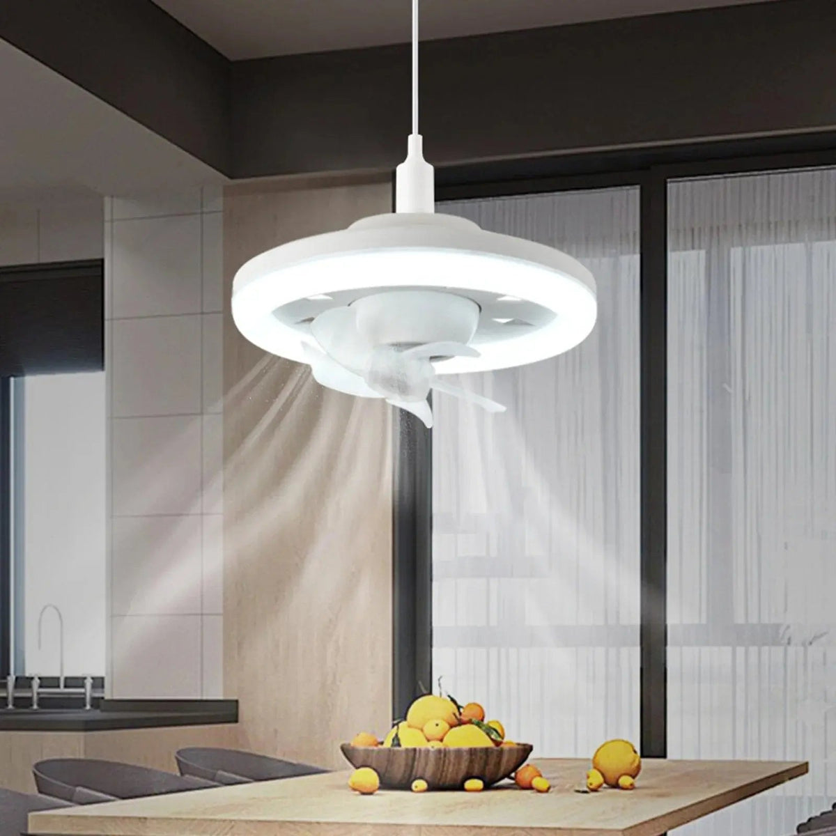 Avtoit | LED ceiling fan with remote control – Quiet & Stylish Cooling