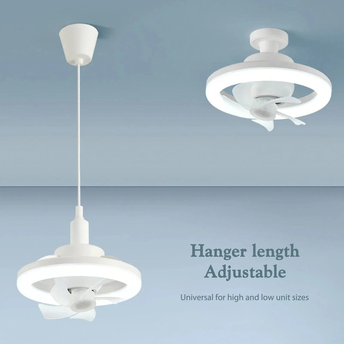 Avtoit | LED ceiling fan with remote control – Quiet & Stylish Cooling
