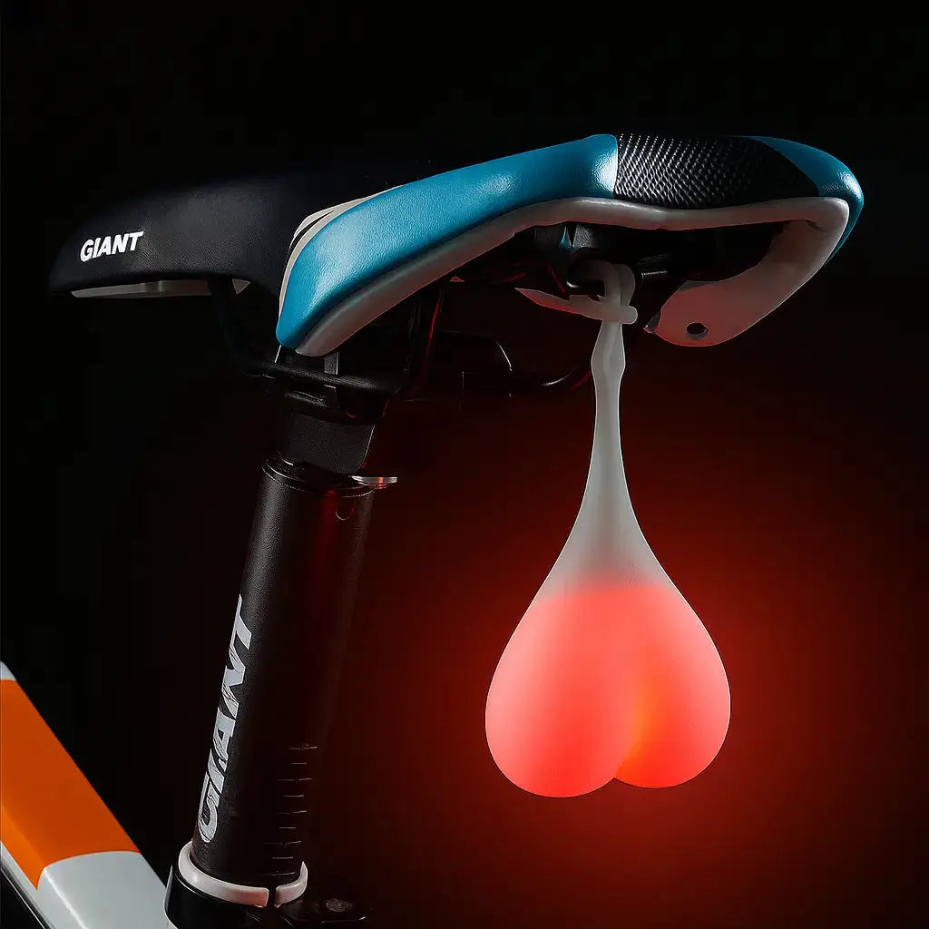 Avtoit | LED bicycle rear light in heart shape – For better visibility in road traffic