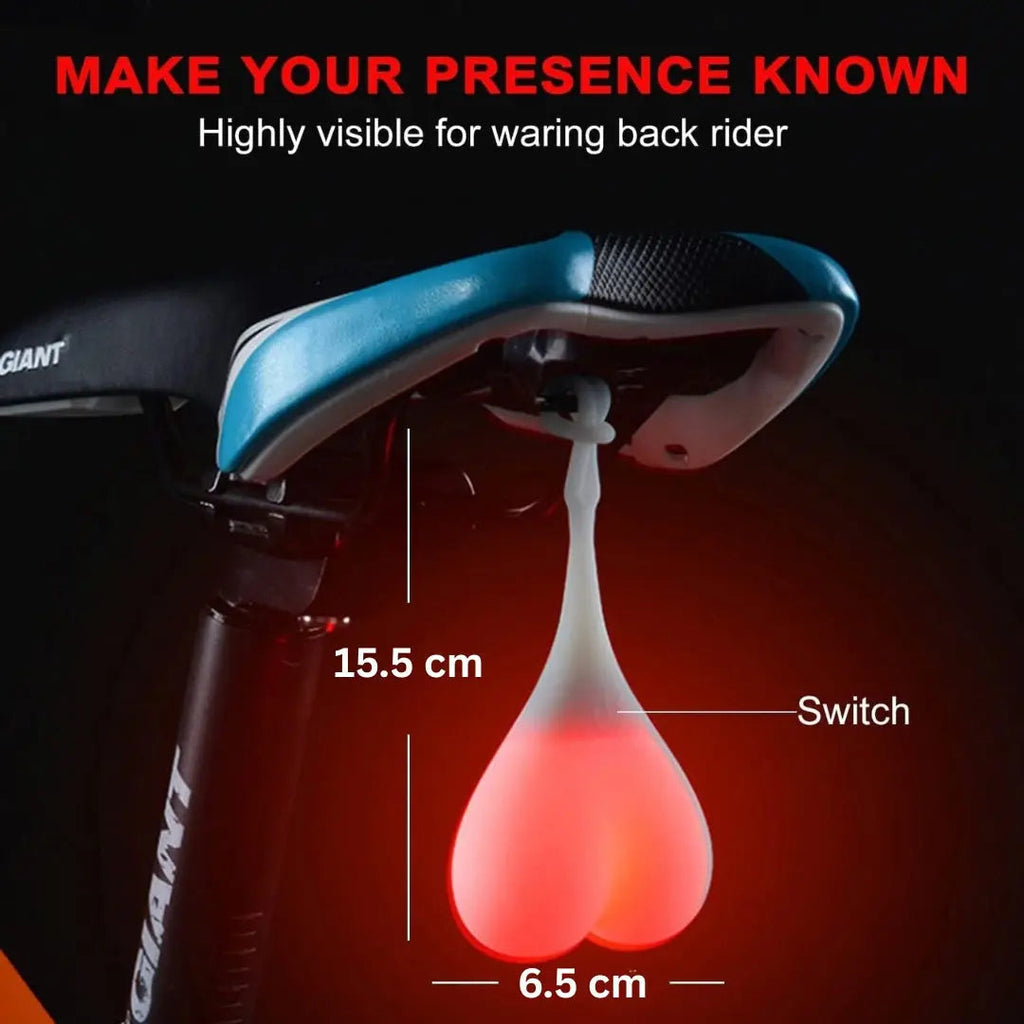Avtoit | LED bicycle rear light in heart shape – For better visibility in road traffic