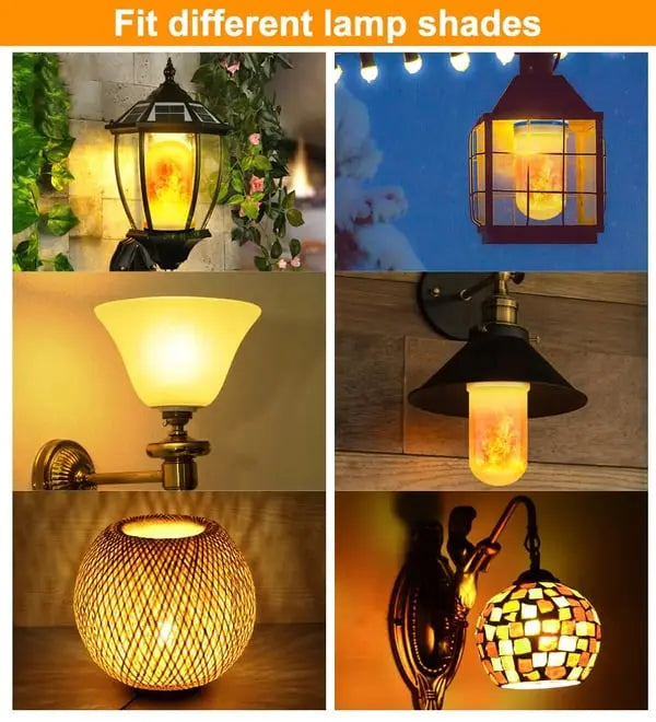 Avtoit | LED Flame Light Bulb — Realistic Flame Light with Warm Ambiance