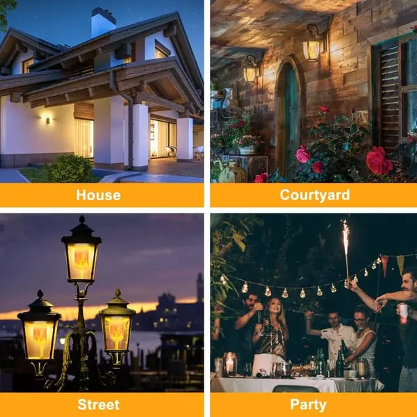 Avtoit | LED Flame Light Bulb — Realistic Flame Light with Warm Ambiance