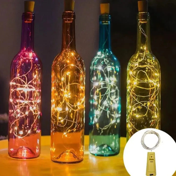 Avtoit | LED bottle lights – Magical DIY cork lighting (5 pieces)