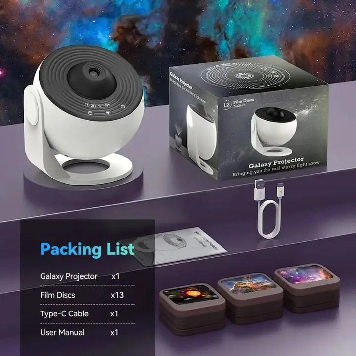 Avtoit | LED Galaxy Projector – Your room as a magical star paradise