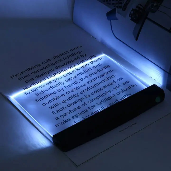 Avtoit | LED Reading Lamp Flat Panel – Night Light with 2 Brightness Levels & Eye PRedection