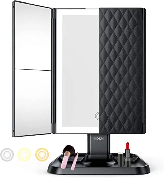 Avtoit | LED-Makeup mirror with adjustable lighting and magnification