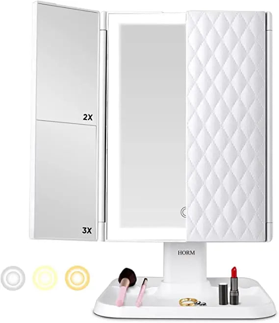 Avtoit | LED-Makeup mirror with adjustable lighting and magnification