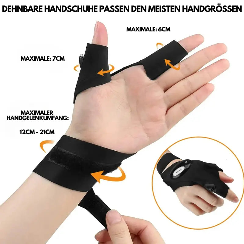 Avtoit | LED flashlight gloves