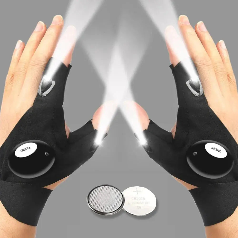 Avtoit | LED Flashlight Gloves – Hands-Free Light for Any Task