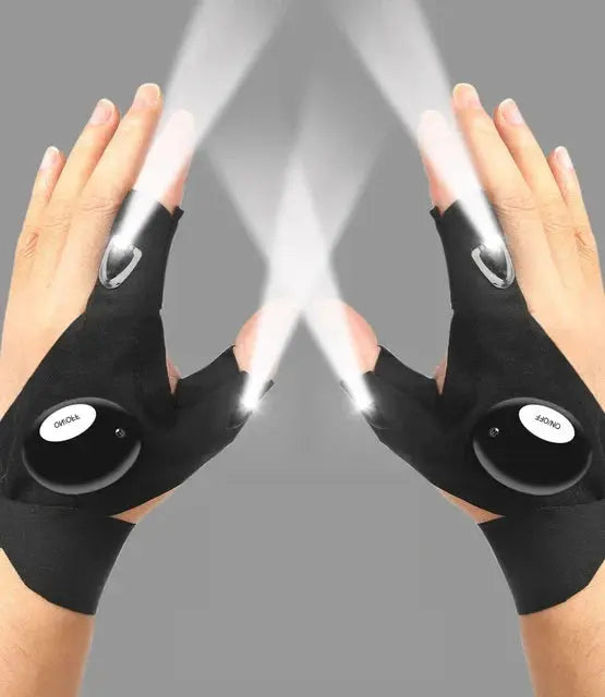 Avtoit | LED Flashlight Gloves – Hands-Free Light for Any Task