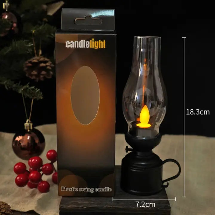 Avtoit | LED Vintage Petroleum-Style Swing Candle Lamp