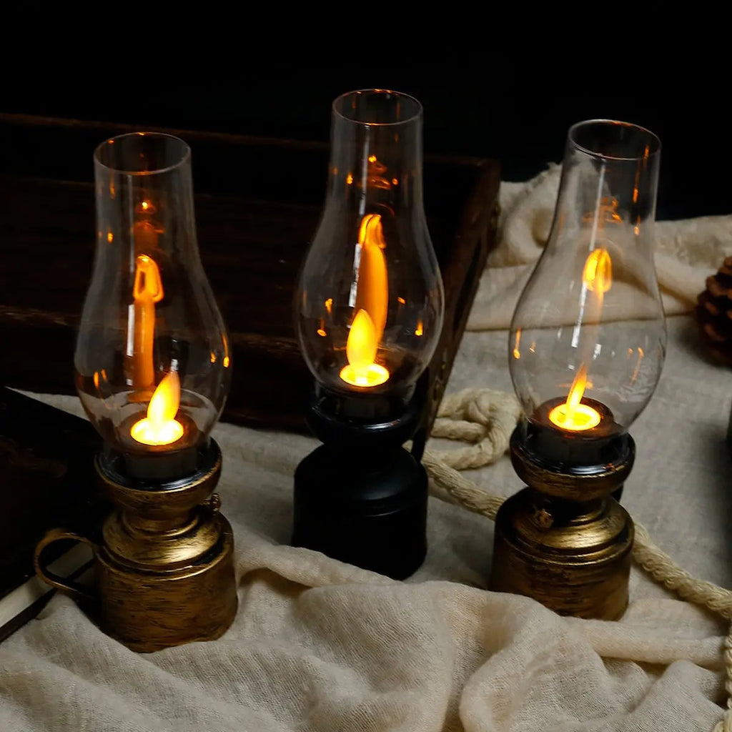 Avtoit | LED Vintage Petroleum-Style Swing Candle Lamp