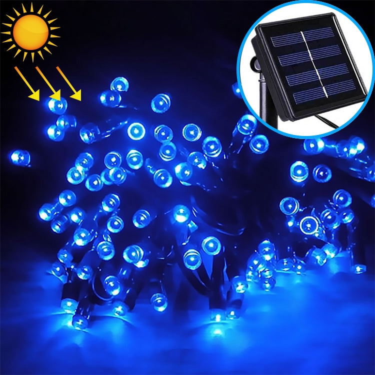 Avtoit | 200 LEDs Outdoor Waterproof Christmas Festival Decoration Solar Lamps String Lights, Length: 22m (Blue)