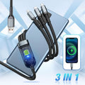 Avtoit | 3-in-1 Super-Fast Charging Cable with Luminous Design