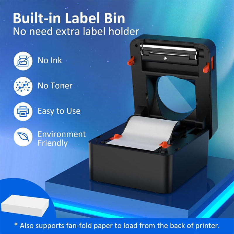 Avtoit | Label Printer  4x6 Bluetooth Thermal Label Printer with Automatic Label Recognition for Shipping Packages
