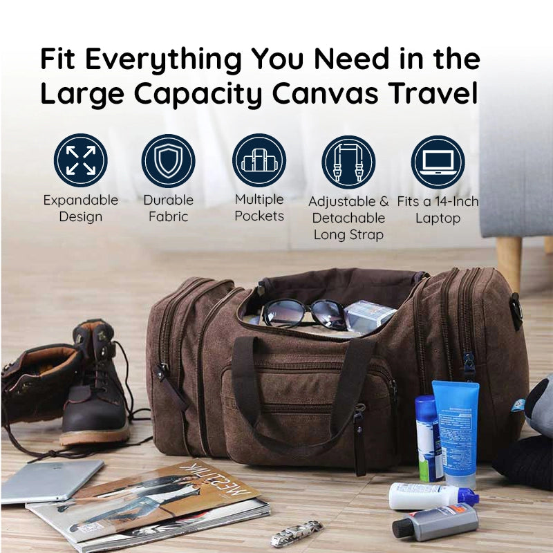 Avtoit | Large Capacity Canvas Travel Bag